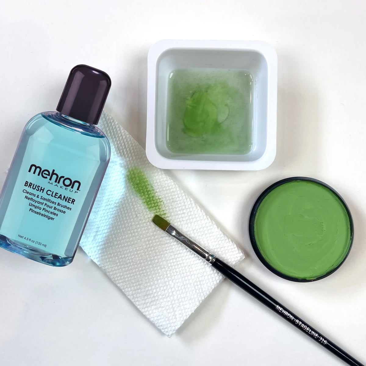 Mehron Liquid Brush Cleaner (4.5oz)