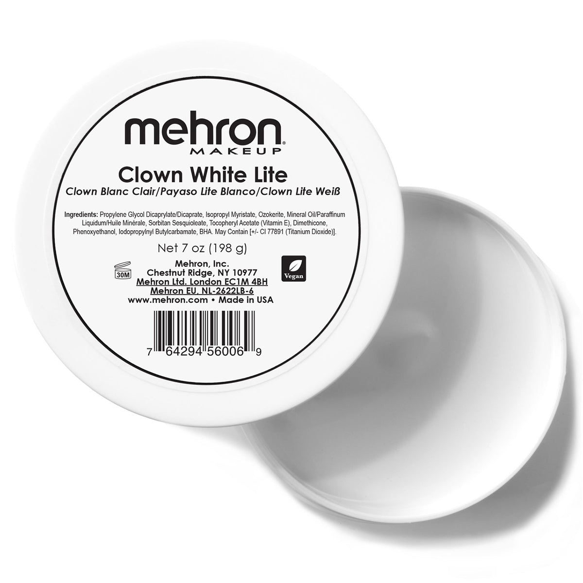 Mehron Clown White Lite Makeup