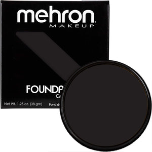 Mehron Grease Color Cup/Foundation Grease (Black)