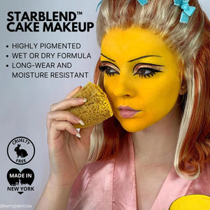 Mehron StarBlend Cake Makeup - Red (2 oz)