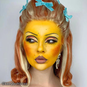 Mehron StarBlend Cake Makeup - Yellow (2 oz)