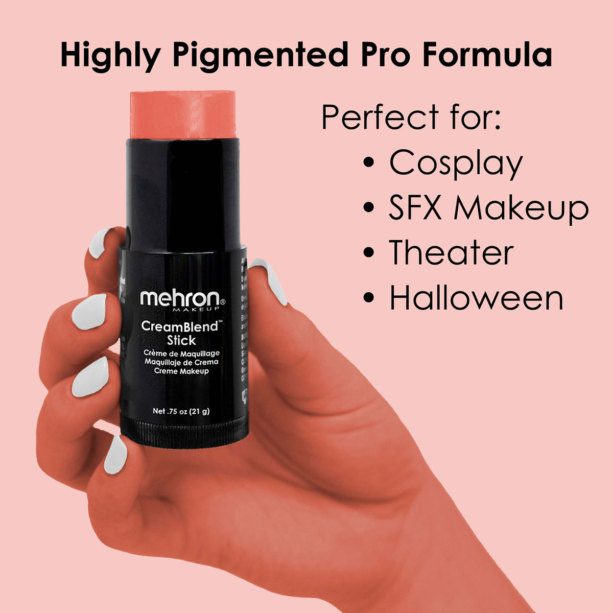 Mehron CreamBlend Stick Makeup - Light Auguste (7.5B)