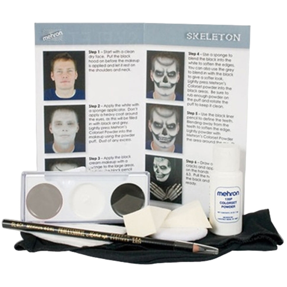Mehron Premium Skeleton Character Kit