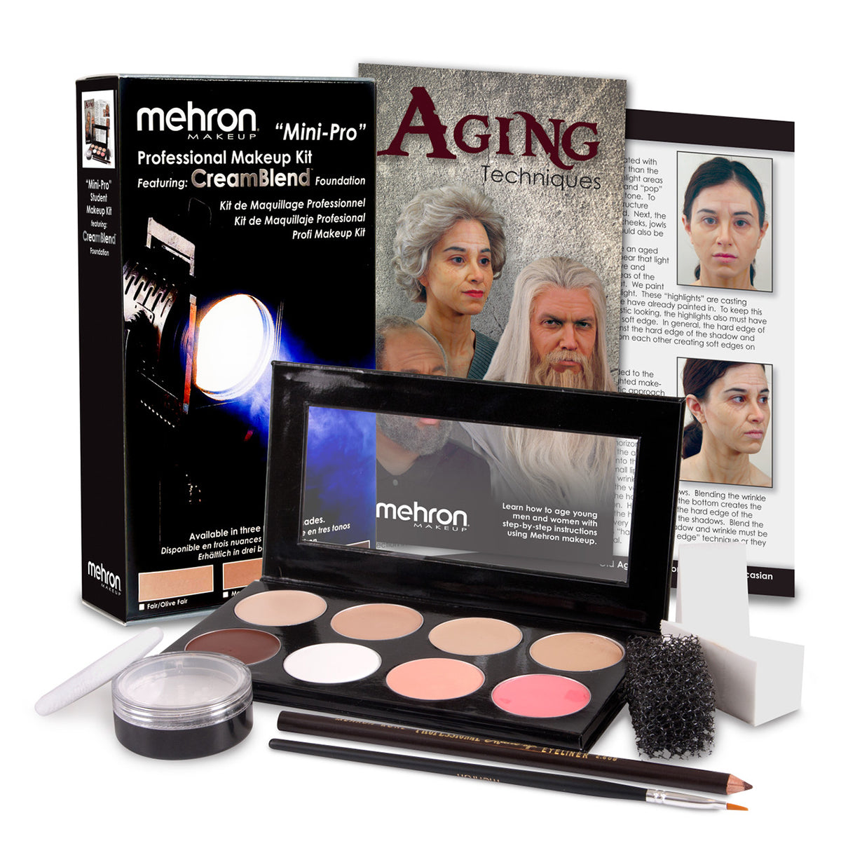 Mehron Mini-Pro Theatrical Kits