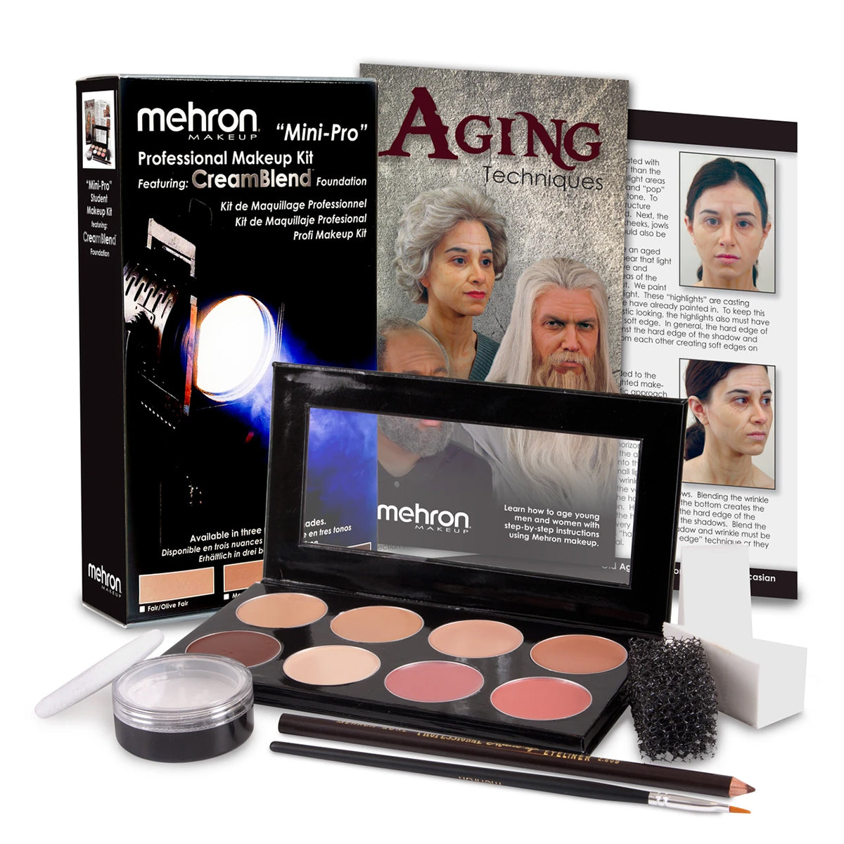 Mehron Mini-Pro Theatrical Kits