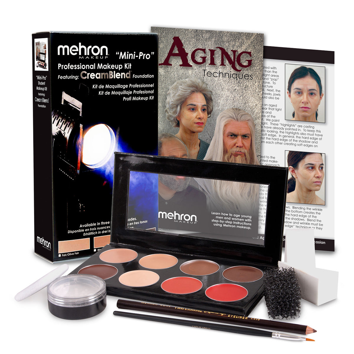 Mehron Mini-Pro Theatrical Kits