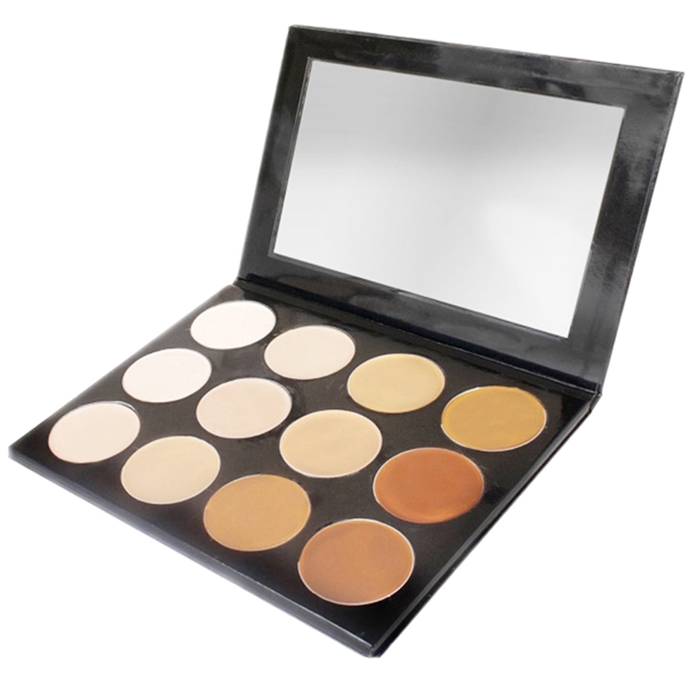 Mehron Celebre Pro HD Contour/Highlight Cream Palette (12 Colors)