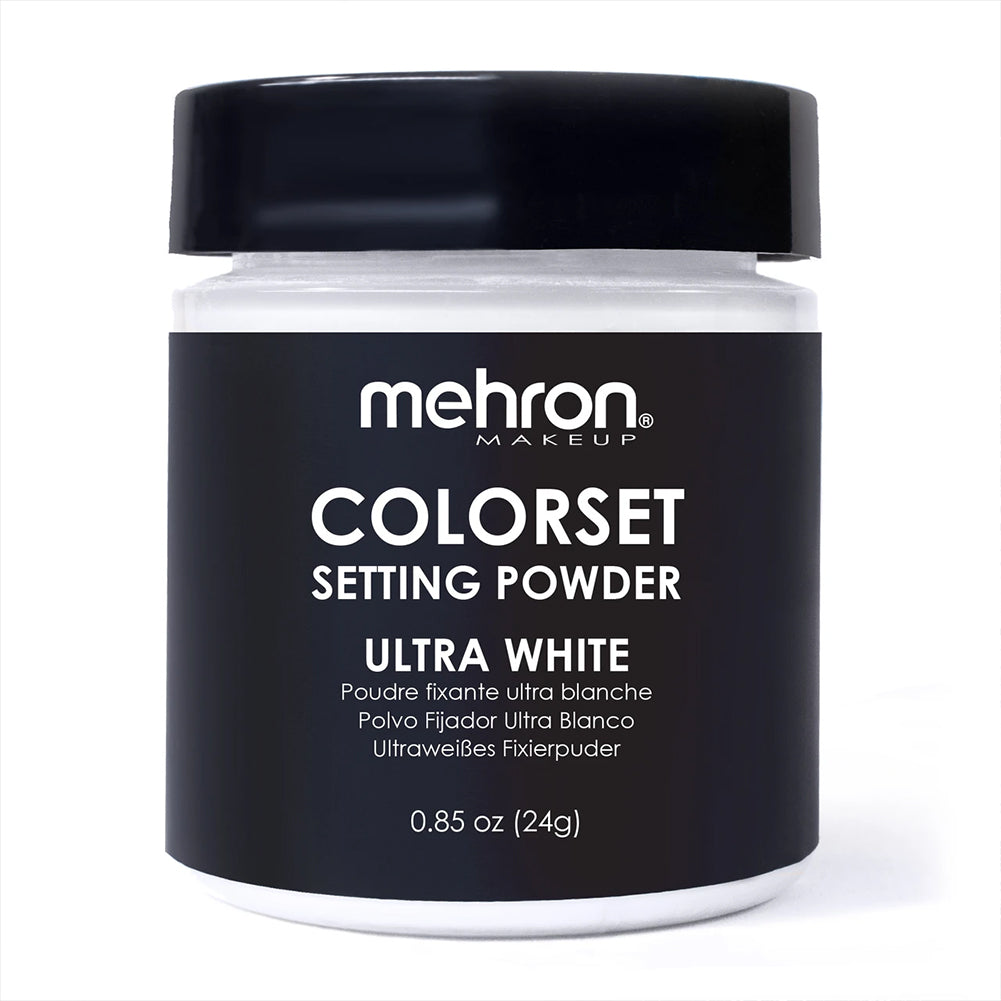 Mehron Colorset Setting Powder - Ultra White (.85oz)