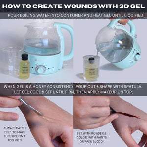 Mehron 3D Gel - Fleshtone (Lt Tan)