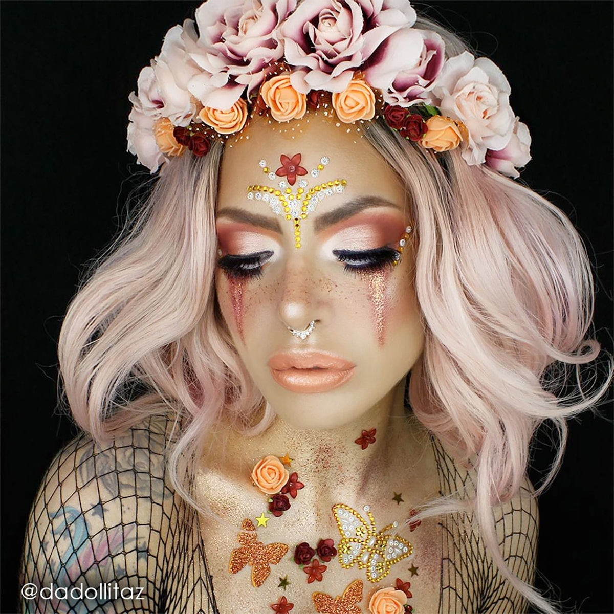 Mehron Glitter Dust - Copper (0.25 oz/7 gm)