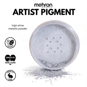 Mehron Artist Pigment - Metallic Silver