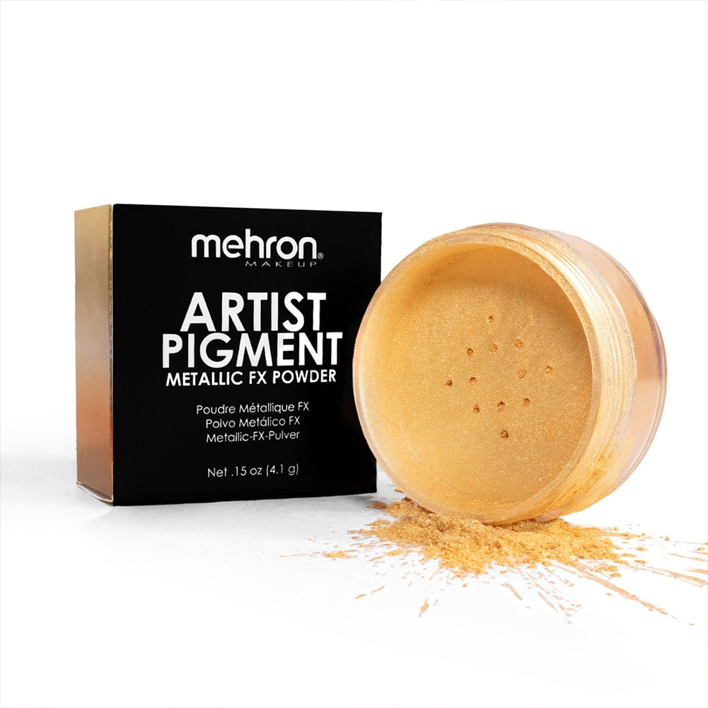Mehron Artist Pigment - Metallic White Gold