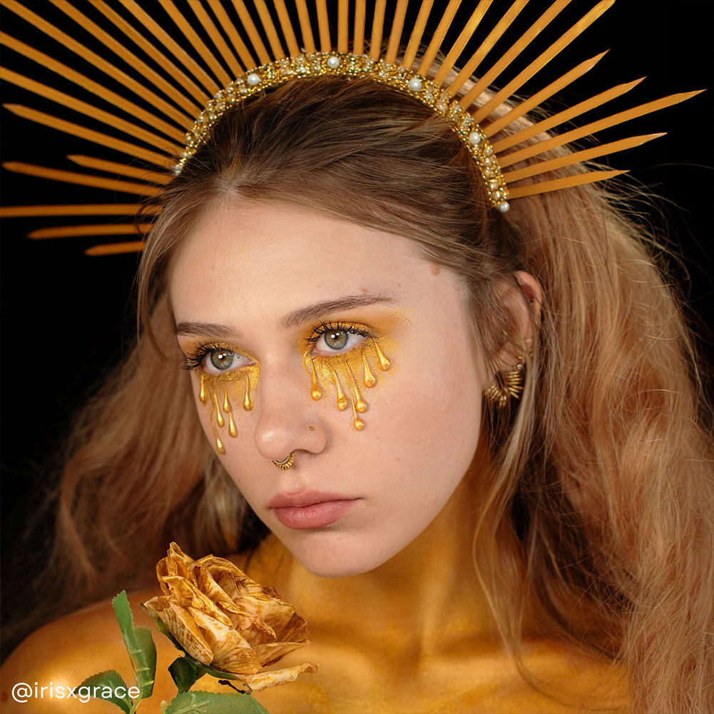 Mehron Artist Pigment - Metallic Yellow Gold