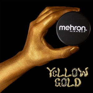 Mehron Artist Pigment - Metallic Yellow Gold