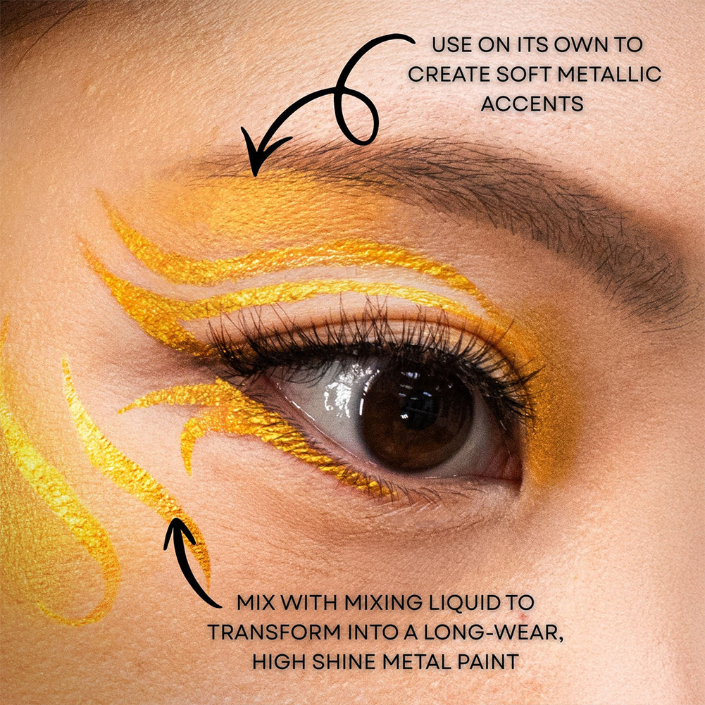 Mehron Artist Pigment - Metallic Yellow Gold