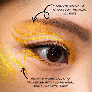 Mehron Artist Pigment - Metallic Yellow Gold