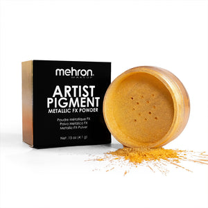 Mehron Artist Pigment - Metallic Yellow Gold