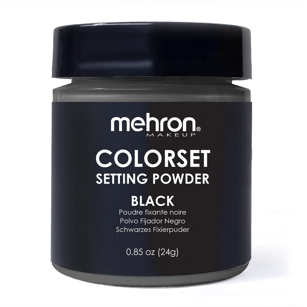 Mehron Colorset Setting Powder - Black (.85oz)