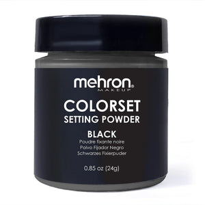 Mehron Colorset Setting Powder - Black (.85oz)