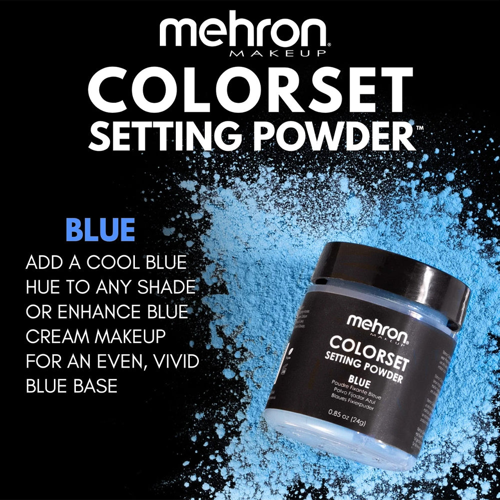 Mehron Colorset Setting Powder - Blue (.85oz)
