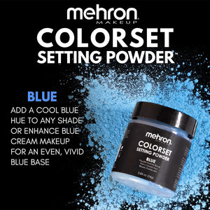 Mehron Colorset Setting Powder - Blue (.85oz)