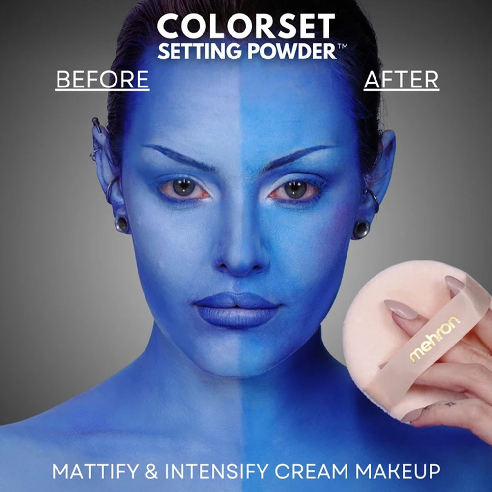 Mehron Colorset Setting Powder - Blue (.85oz)