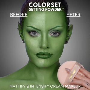 Mehron Colorset Setting Powder - Green (.85oz)