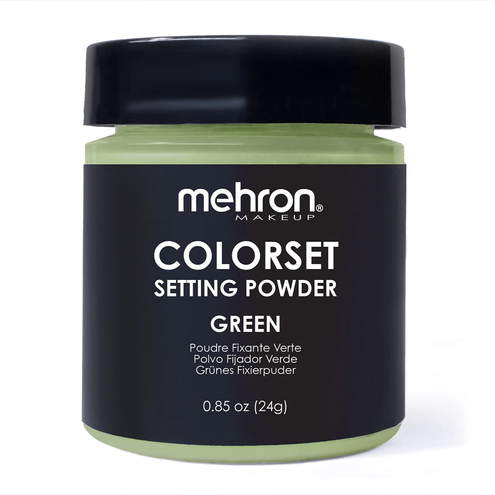Mehron Colorset Setting Powder - Green (.85oz)