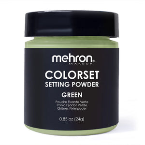 Mehron Colorset Setting Powder - Green (.85oz)