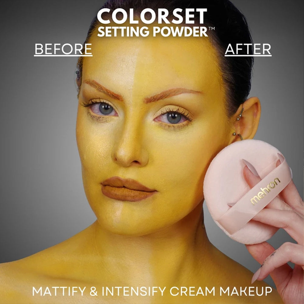 Mehron Colorset Setting Powder - Yellow (.85oz)