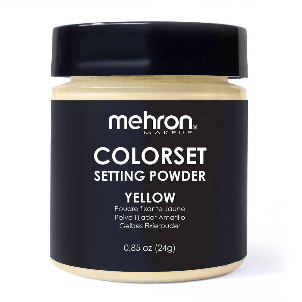 Mehron Colorset Setting Powder - Yellow (.85oz)