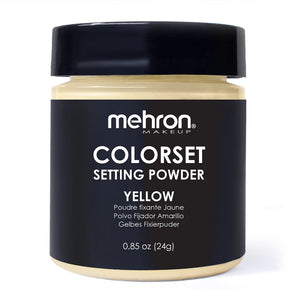 Mehron Colorset Setting Powder - Yellow (.85oz)