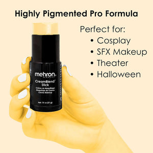 Mehron CreamBlend Stick - Pastel Yellow