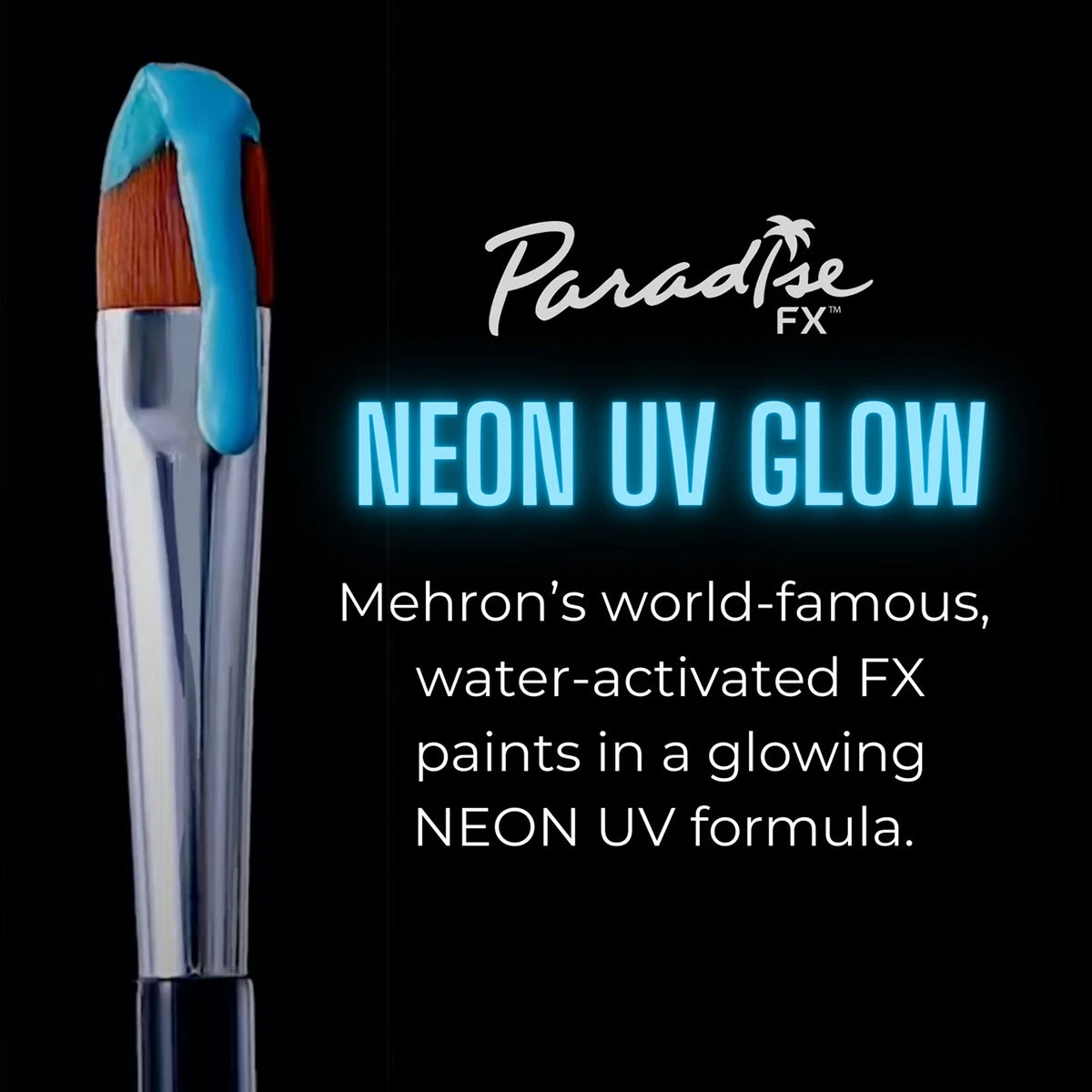 Paradise AQ Face Paint - Celestial/Neon Blue (1.4 oz/ 40 gm)