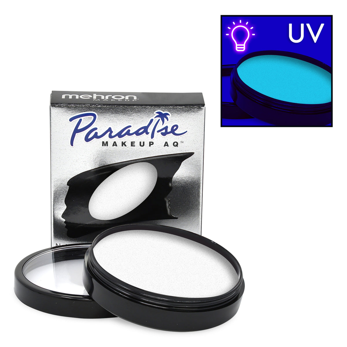 Paradise AQ Face Paint - Neon Dark Matter/Clear (1.4 oz/ 40 gm)