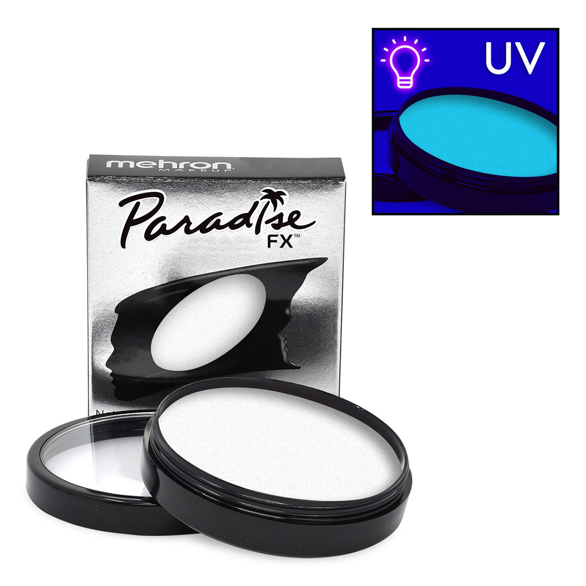 Paradise AQ Face Paint - Neon Dark Matter/Clear (1.4 oz/ 40 gm)