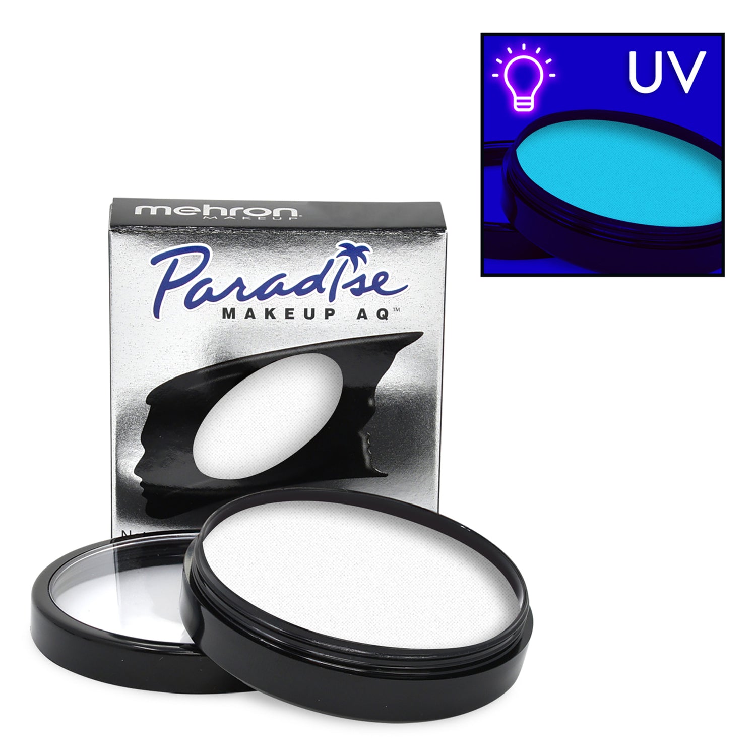 Paradise AQ Face Paint - Neon Dark Matter/Clear (1.4 oz/ 40 gm)
