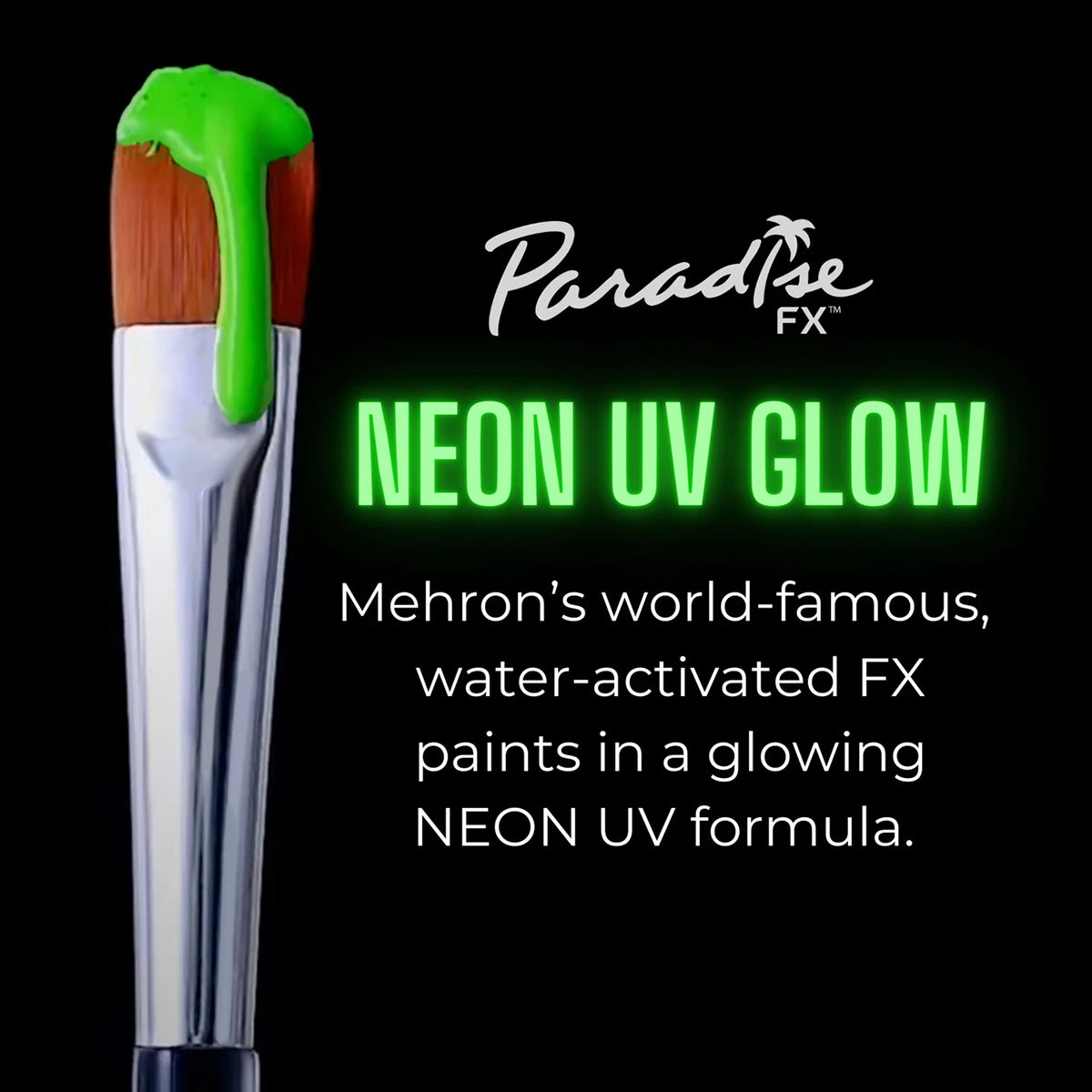 Paradise AQ Face Paint - Martian/Neon Green (1.4 oz/ 40 gm)