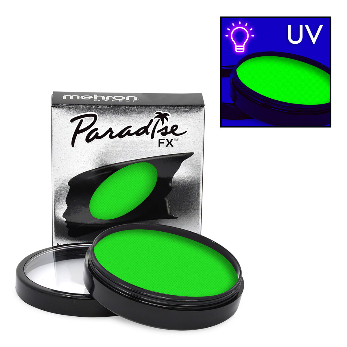 Paradise AQ Face Paint - Martian/Neon Green (1.4 oz/ 40 gm)