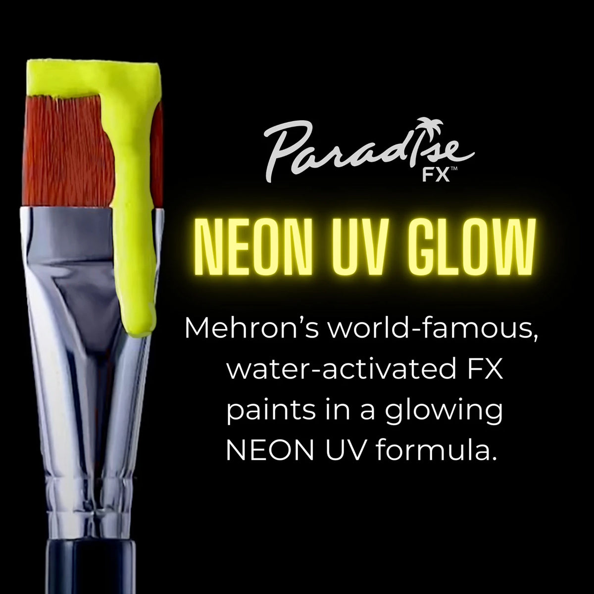 Paradise AQ Face Paint - Stardust/Neon Yellow (1.4 oz/ 40 gm)
