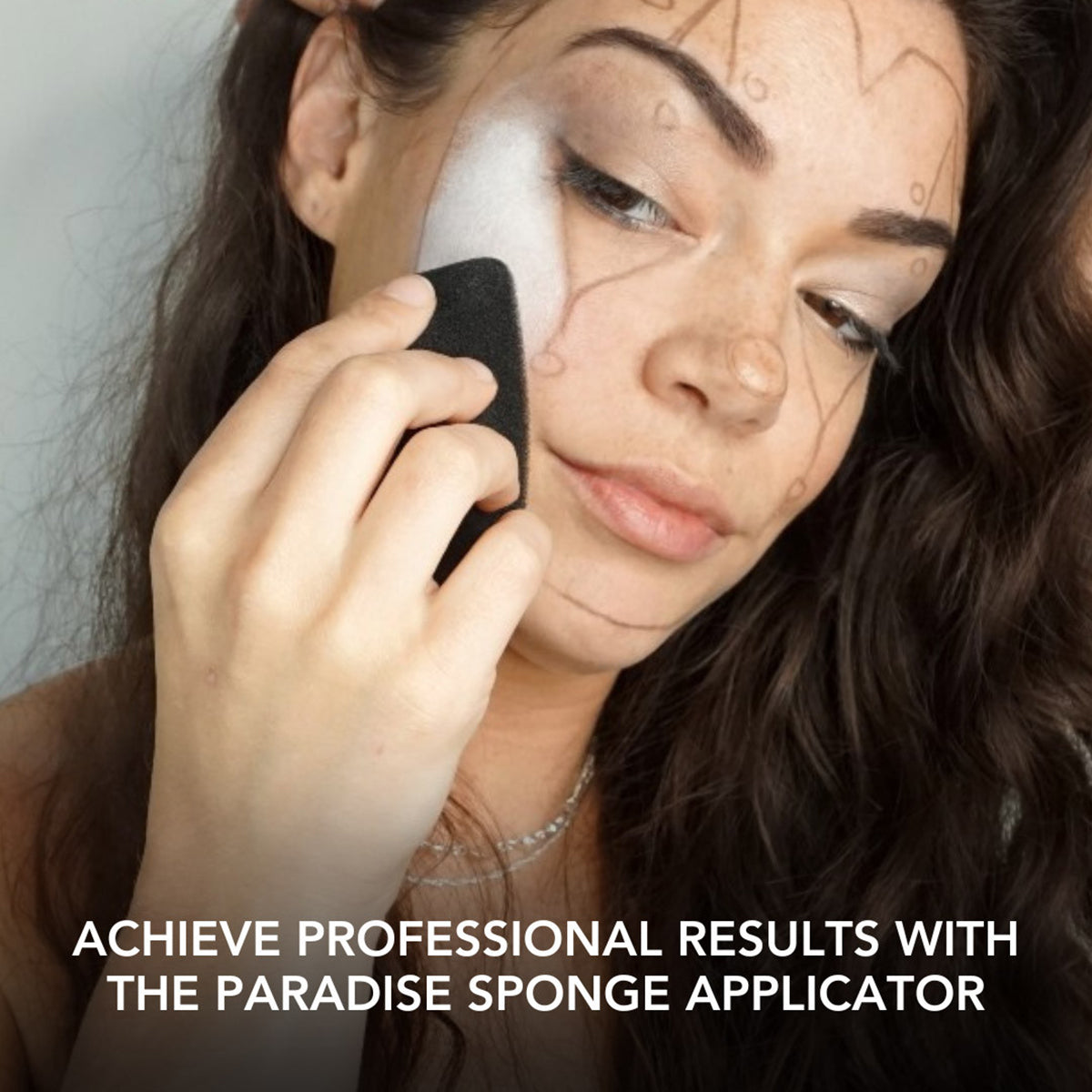 Mehron Paradise AQ Half Sponge (3") - 2-pack