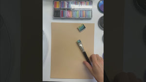 Kraze FX Splash Glam 12 One Stroke Metallic Split Cake Palette (6 gm each)