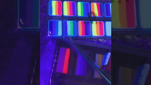 Kraze FX 12 Neon Pop One Stroke Split Cake Palette (6 gm each)