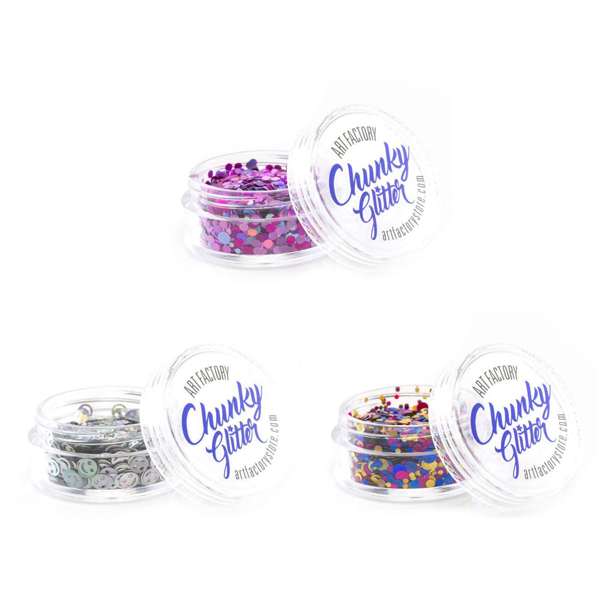 Art Factory Chunky Glitter Build Your Own Kit (Pick 3+ Colors)