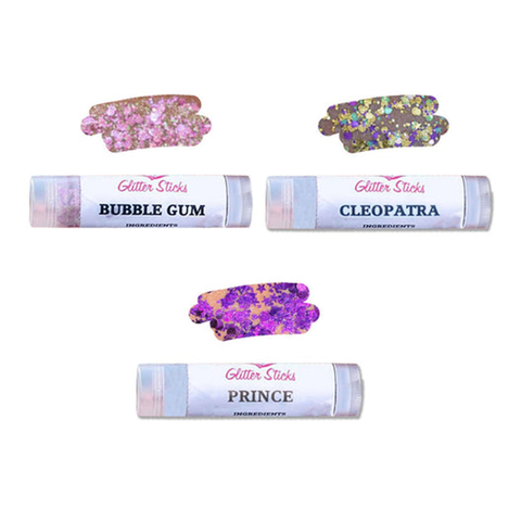 Build Your Own Set Of 3+ Creative Faces Glitter Sticks (10% Savings)