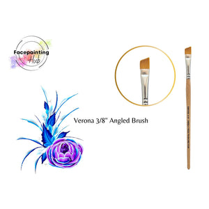 Facepainting Hub Verona Angle Brush (3/8")