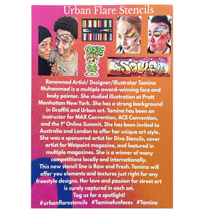 Tamina Urban Flare Stencils - Texture Set