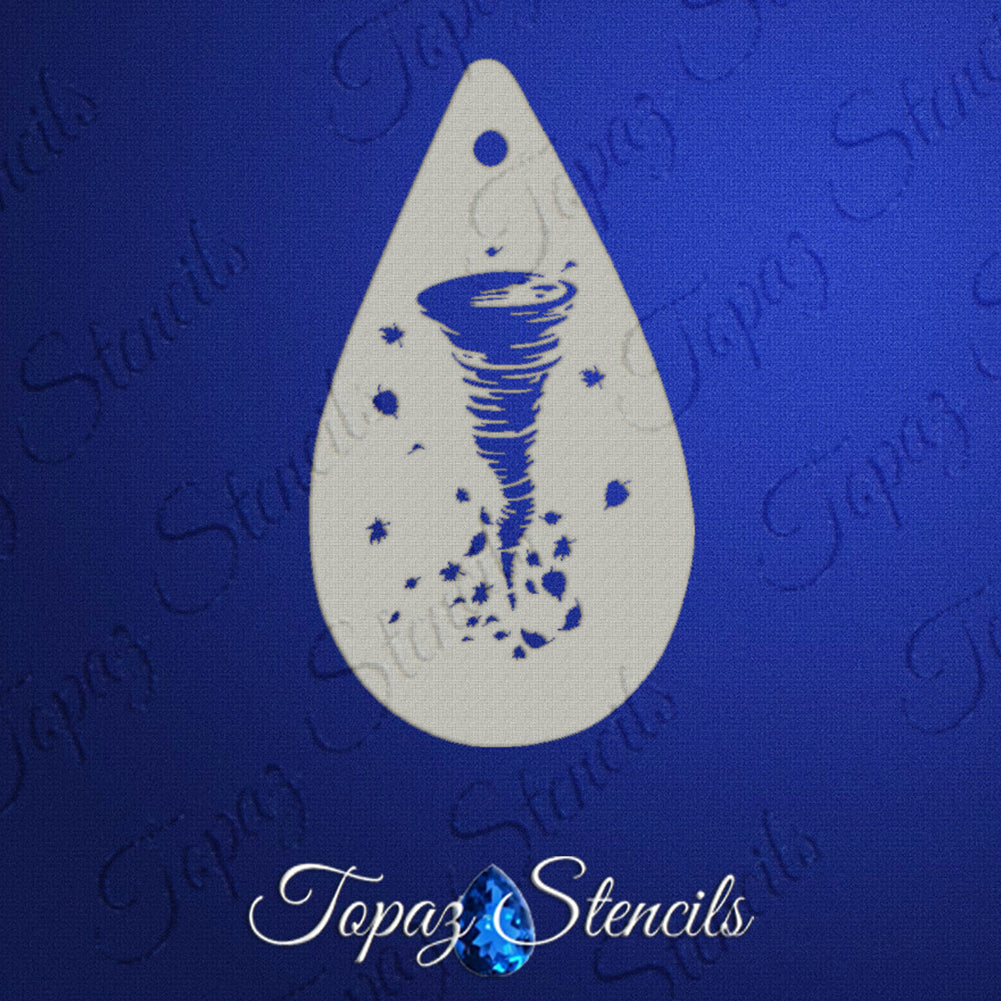 Topaz Stencil - Tamina's Twisted Twister