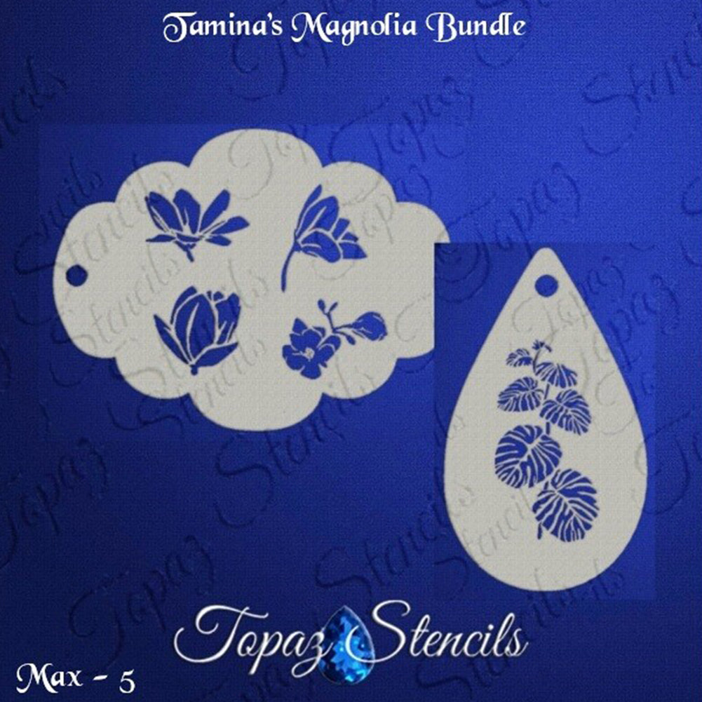 Topaz Stencil - Tamina's Magnolia Bundle