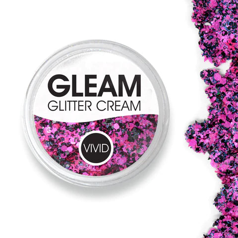 VIVID Gleam Chunky Glitter Cream - Thistle